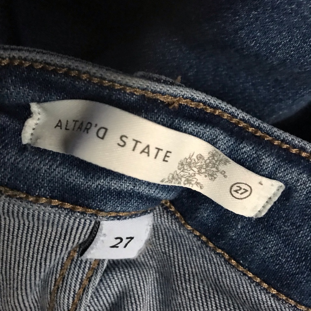 Altar'd State Joslyn Flare Jeans sz 27 - Picture 7 of 7